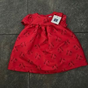 BNWT Janie and Jack flower print red cocktail dress